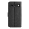 For Google Pixel 8a Dual-side Magnetic Buckle Horizontal Flip Leather Phone Case(Black)