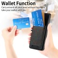 For Xiaomi 14 Pro Denim Texture Leather Skin Phone Case with Card Slot(Black)