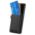 For Xiaomi 14 Denim Texture Leather Skin Phone Case with Card Slot(Black)