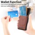 For Xiaomi 14 Denim Texture Leather Skin Phone Case with Card Slot(Brown)