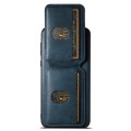 For Huawei Mate 60 Suteni H02 Leather Wallet Stand Back Phone Case(Blue)