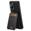 For Huawei P60 Suteni H02 Leather Wallet Stand Back Phone Case(Black)