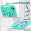 For Lenovo Tab M11 / Xiaoxin Pad 2024 Handle Kickstand Children EVA Shockproof Tablet Case(Mint Gree