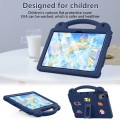 For TCL Tab 11 9466x3 Handle Kickstand Children EVA Shockproof Tablet Case(Navy Blue)