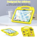 For DOOGEE T30 Pro 11 2023 Handle Kickstand Children EVA Shockproof Tablet Case(Yellow)