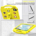 For Onn Tbspg 100110027 2023 Handle Kickstand Children EVA Shockproof Tablet Case(Yellow)