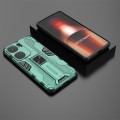 For vivo iQOO Neo9 Pro / Neo9 Supersonic Armor PC Hybrid TPU Phone Case(Green)