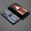 For vivo iQOO Neo9 Pro / Neo9 Supersonic Armor PC Hybrid TPU Phone Case(Blue)