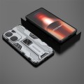 For vivo iQOO Neo9 Pro / Neo9 Supersonic Armor PC Hybrid TPU Phone Case(Silver)