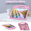 For  Lenovo Tab  P12 Handle Kickstand Children EVA Shockproof Tablet Case(Pink)