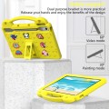For  Lenovo Tab  P12 Handle Kickstand Children EVA Shockproof Tablet Case(Yellow)