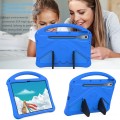 For Lenovo Tab P12 EVA Shockproof Tablet Case with Holder(Blue)