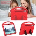 For Lenovo Tab P12 EVA Shockproof Tablet Case with Holder(Red)