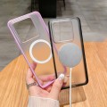 For Xiaomi 14 Dual-color MagSafe TPU Hybrid Clear PC Shockproof Phone Case(Black)