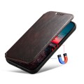 For iPhone 15 Pro Max Suteni J05 Leather Magnetic Magsafe Phone Case(Brown)
