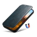 For iPhone 15 Pro Suteni J05 Leather Magnetic Magsafe Phone Case(Blue)