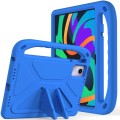 For Lenovo Tab  P12 / Xiaoxin Pad Pro 12.7 Handle EVA Shockproof Tablet Case with Holder(Blue)