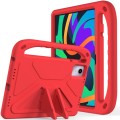 For Lenovo Tab  P12 / Xiaoxin Pad Pro 12.7 Handle EVA Shockproof Tablet Case with Holderr(Red)