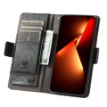 For Tecno Pova 4 4G CaseNeo Splicing Dual Magnetic Buckle Leather Phone Case(Black)