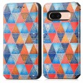 For Google Pixel 7 Pro CaseNeo Colorful Magnetic Leather Phone Case(Rhombus Mandala)