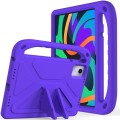 For Amazon Fire Max 11 2023 Handle EVA Shockproof Tablet Case with Holder(Purple)