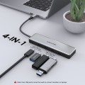WAVLINK WL-UHP3411 10G Data Transfer Hub 4-in-1 Type-C to 4 USB-C 3.2 Gen2 Ports Adapter