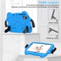 For Lenovo Xiaoxin Pad 2024/Tab M11 Ice Baby EVA Shockproof Hard PC Tablet Case(Sky Blue+Black)