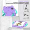 For Lenovo Xiaoxin Pad 2024/Tab M11 Ice Baby EVA Shockproof Hard PC Tablet Case(Light Purple+Mint Gr
