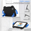 For Lenovo Xiaoxin Pad 2024/Tab M11 Ice Baby EVA Shockproof Hard PC Tablet Case(Black+Blue)