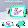 For Lenovo Tab P11 J606F/ P11 Plus J607F Ice Baby EVA Shockproof Hard PC Tablet Case(Mint Green+Blac