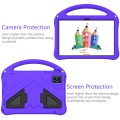 For Teclast M50 HD 10.1 / M50 Pro EVA Shockproof Tablet Case with Holder(Purple)