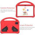 For Teclast M50 HD 10.1 / M50 Pro EVA Shockproof Tablet Case with Holder(Red)