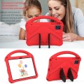 For Blackview Tab 80 10.1 2023 EVA Shockproof Tablet Case with Holder(Red)