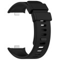 For Redmi Watch 4 Solid Color Silicone Sports Watch Band(Black)