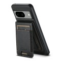 For Google Pixel 8 Pro Suteni H17 Oil Eax Leather Detachable Wallet Phone Case(Black)