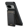 For Google Pixel 6a Suteni H17 Oil Eax Leather Detachable Wallet Phone Case(Black)