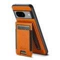 For Google Pixel 6 Pro Suteni H17 Oil Eax Leather Detachable Wallet Phone Case(Khaki)
