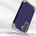 For Samsung Galaxy S24 5G 3 in 1 Silicone Hybrid PC Shockproof Phone Case(Blue)