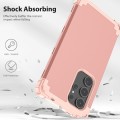 For Samsung Galaxy S24 Ultra 5G 3 in 1 Silicone Hybrid PC Shockproof Phone Case(Rose Gold)
