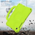 For Samsung Galaxy Tab A8 10.5 2021 Handle Football Shaped EVA Shockproof Tablet Case(Grass Green)