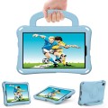 For Samsung Galaxy Tab A9 8.7 SM-X110/X115 Handle Football Shaped EVA Shockproof Tablet Case(Light B