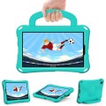 For Samsung Galaxy Tab A9 8.7 SM-X110/X115 Handle Football Shaped EVA Shockproof Tablet Case(Mint  G