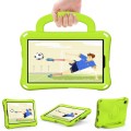 For Samsung Galaxy Tab A7 Lite 8.7 T220/T225 Handle Football Shaped EVA Shockproof Tablet Case(Grass