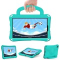 For Samsung Galaxy Tab A 8.0 T290/T295 Handle Football Shaped EVA Shockproof Tablet Case(Mint  Green