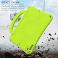 For iPad 9.7 2017/2018 / Air 2 / Air Handle Football Shaped EVA Shockproof Tablet Case(Grass Green)