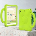 For iPad 9.7 2017/2018 / Air 2 / Air Handle Football Shaped EVA Shockproof Tablet Case(Mint  Green)
