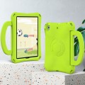 For iPad mini 5 / 4 / 3 /2 / 1 Handle Football Shaped EVA Shockproof Tablet Case(Grass Green)