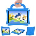 For iPad mini 5 / 4 / 3 /2 / 1 Handle Football Shaped EVA Shockproof Tablet Case(Blue)