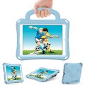 For iPad Air 3 10.5 2019 / Pro 10.5 Handle Football Shaped EVA Shockproof Tablet Case(Light Blue)