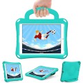 For iPad Air 3 10.5 2019 / Pro 10.5 Handle Football Shaped EVA Shockproof Tablet Case(Mint  Green)